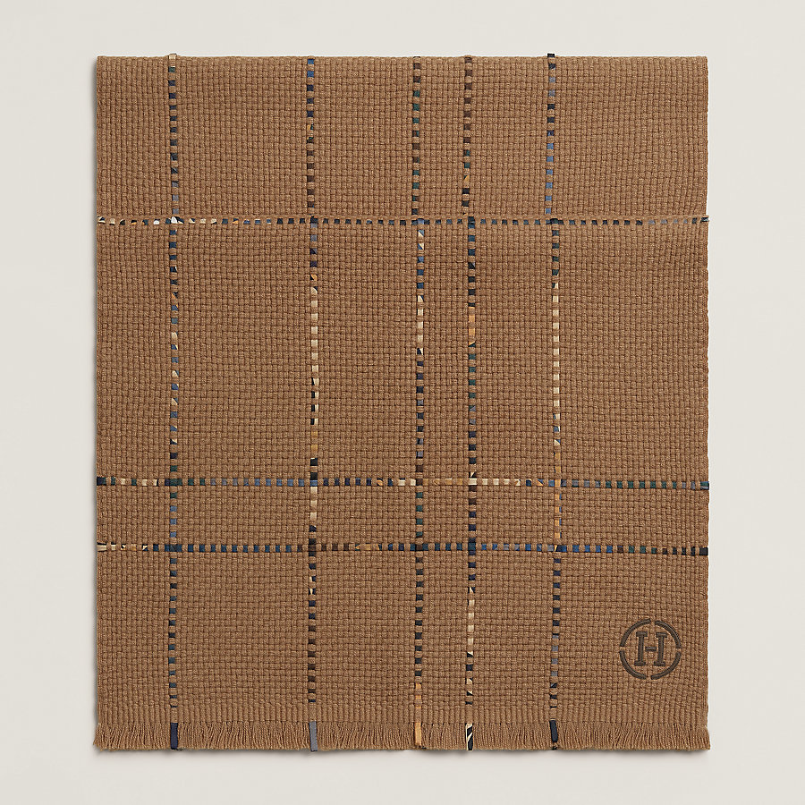 エルメス カシミヤマフラー 50x190 cm ブラウン エルメス カシミヤマフラー 50x190 cm ブラウン